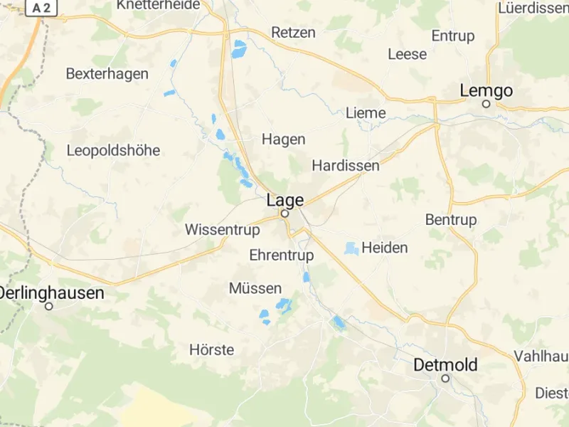 Karte des Einzugsgebiets, Autoverwertung Lage