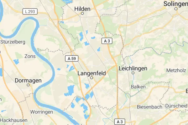 Karte von Langenfeld