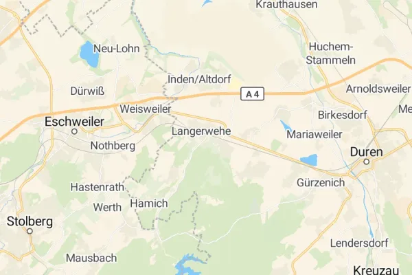 Karte von Langerwehe