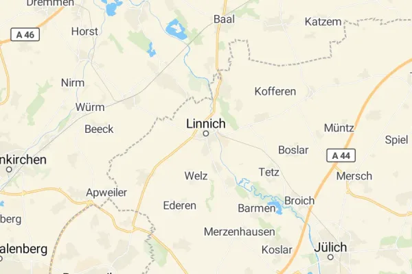 Karte von Linnich