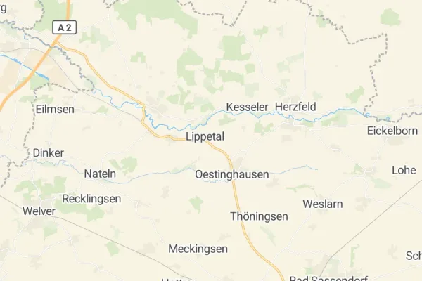 Karte von Lippetal