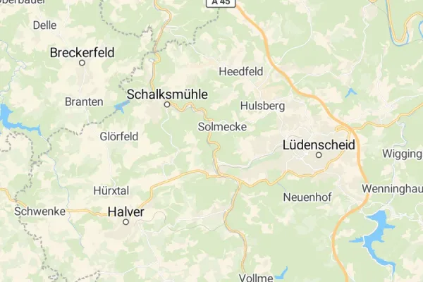 Karte von Lüdenscheid