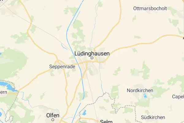 Karte von Lüdinghausen