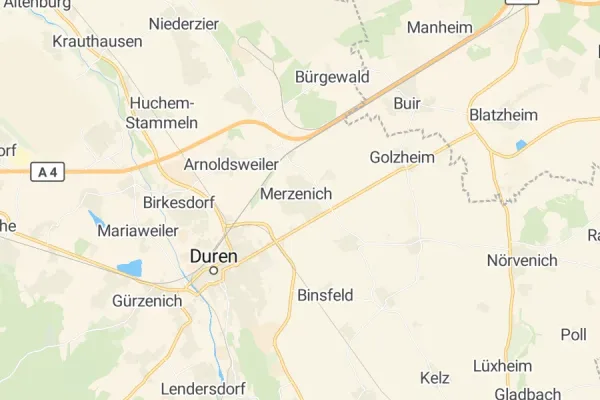 Karte von Merzenich