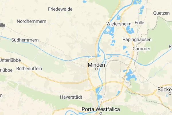 Karte von Minden