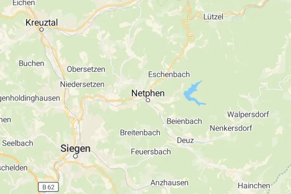 Karte von Netphen
