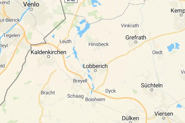Karte von Nettetal