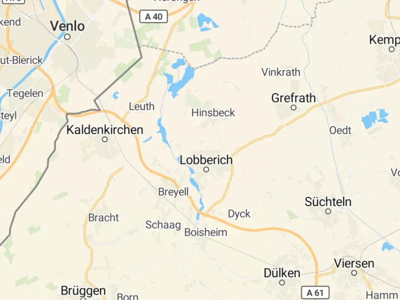 Karte des Einzugsgebiets, Autoverwertung Nettetal