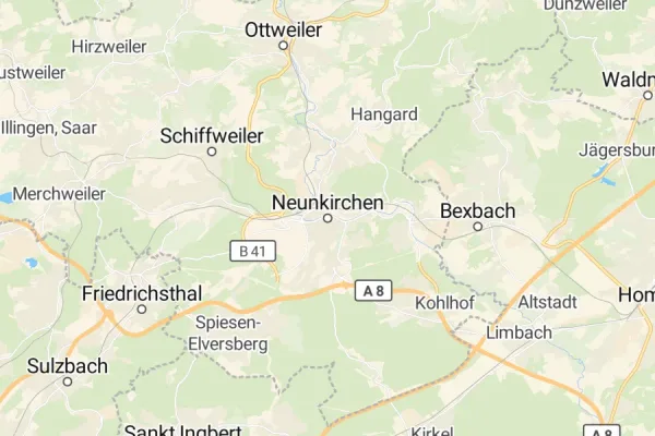 Karte von Neunkirchen