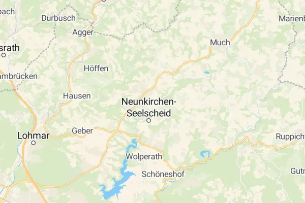 Karte von Neunkirchen-Seelscheid