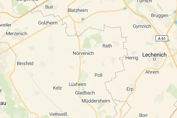 Karte von Nörvenich