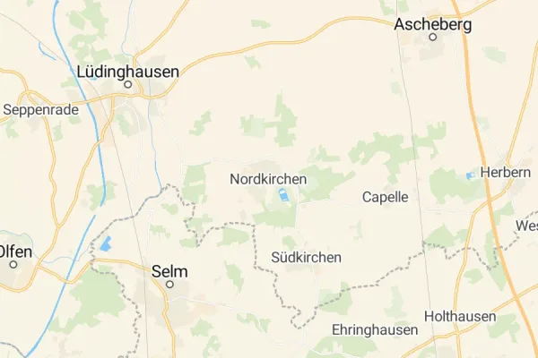 Karte von Nordkirchen