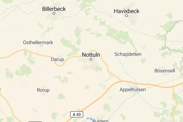 Karte von Nottuln