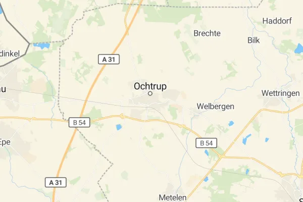 Karte von Ochtrup