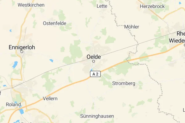 Karte von Oelde