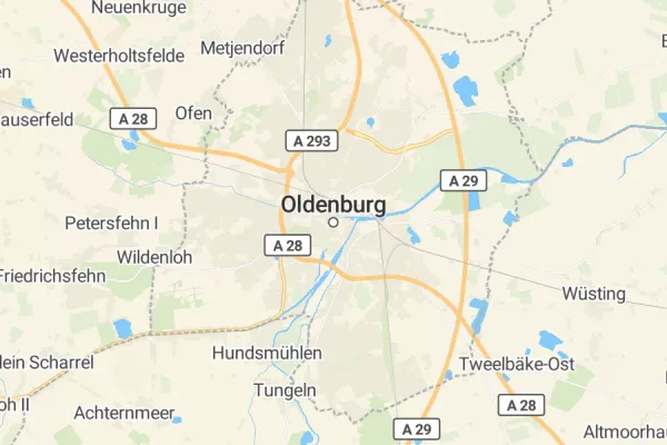 Karte von Oldenburg