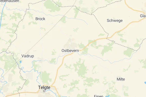 Karte von Ostbevern