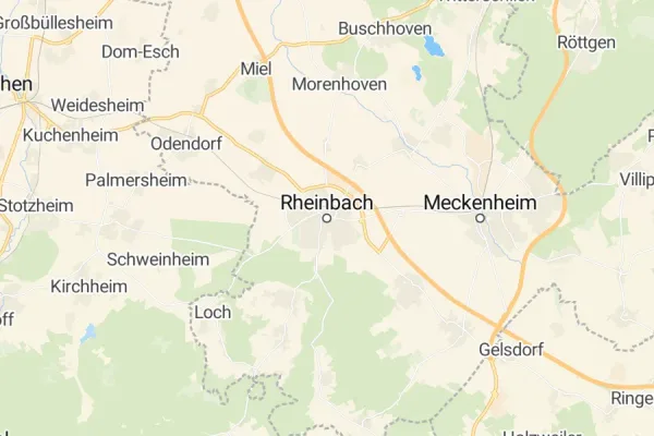 Karte von Rheinbach