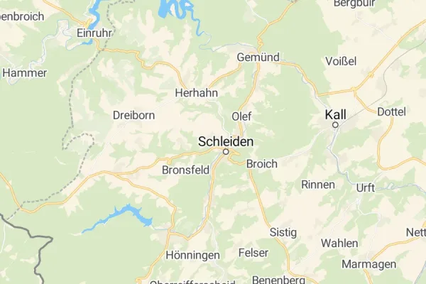 Karte von Schleiden