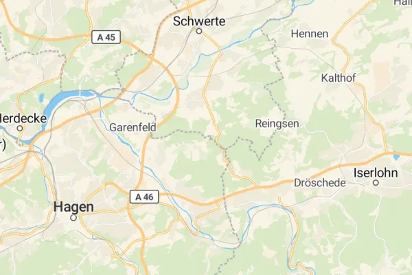 Karte von Schwerte