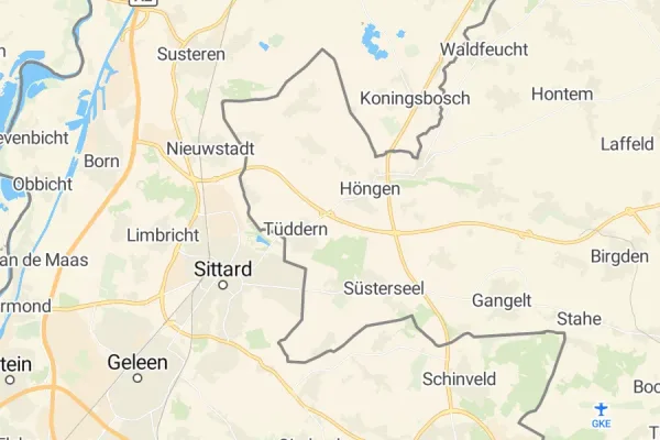 Karte von Selfkant