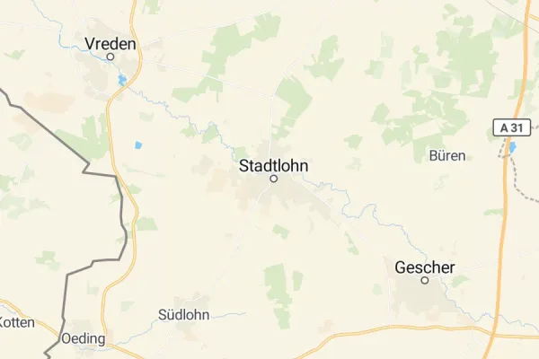 Karte von Stadtlohn