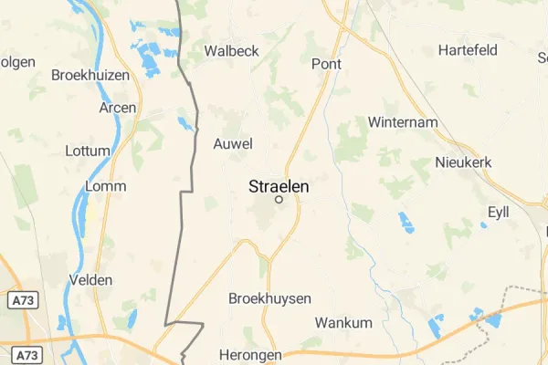 Karte von Straelen