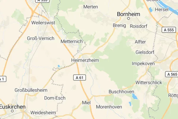 Karte von Swisttal