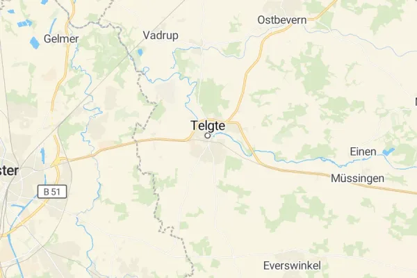 Karte von Telgte