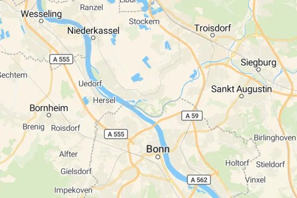 Karte von Troisdorf