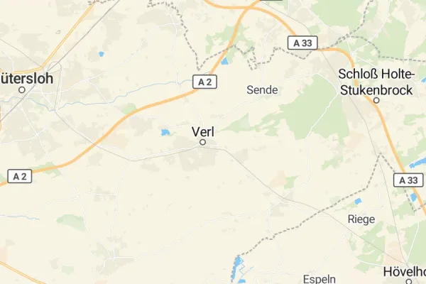 Karte von Verl