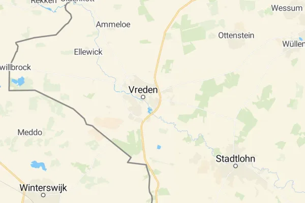 Karte von Vreden