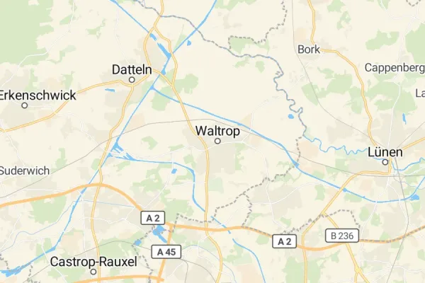 Karte von Waltrop