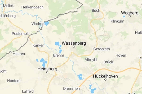Karte von Wassenberg