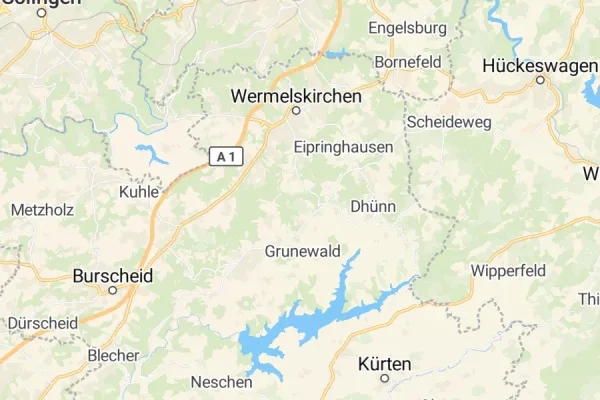 Karte von Wermelskirchen