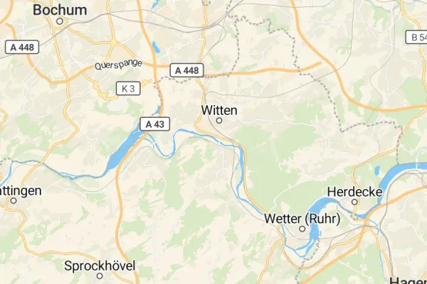Karte von Witten