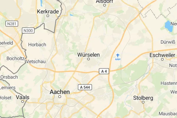 Karte von Würselen