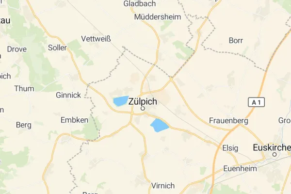 Karte von Zülpich